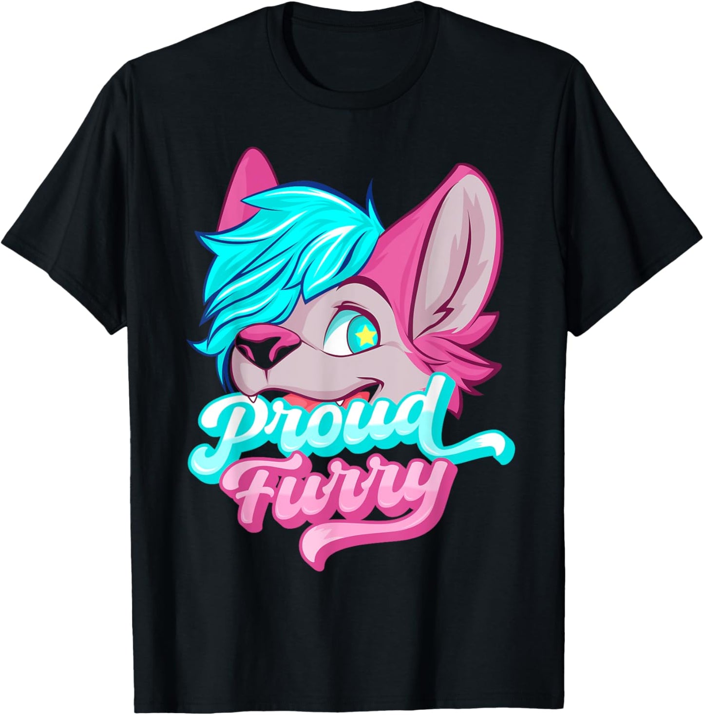 Proud Furry Fandom Furries Tails Ears Furry Person Cosplay T-Shirt