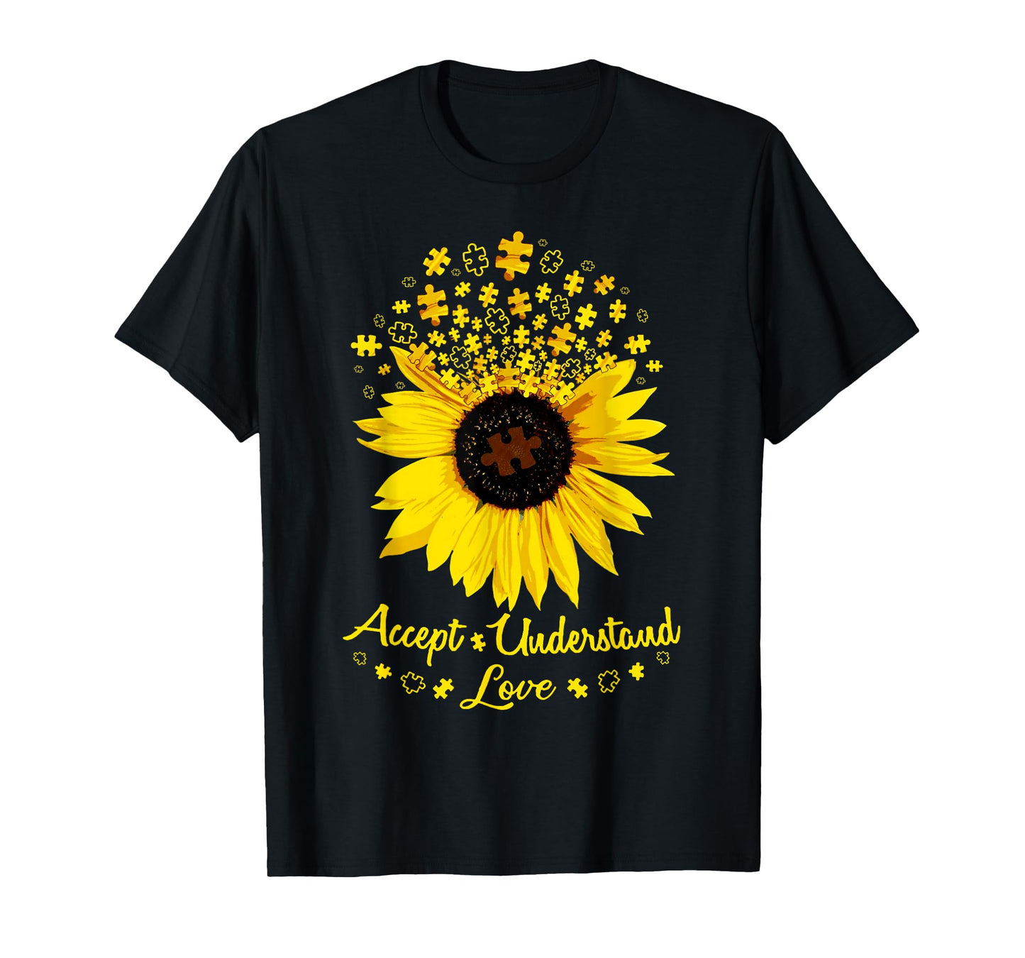 Sunflower Accept Understand Love T-Shirt