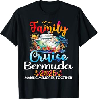 Family Bermuda Cruise Trip Vacation Bermuda Family Trip 2025 T-Shirt