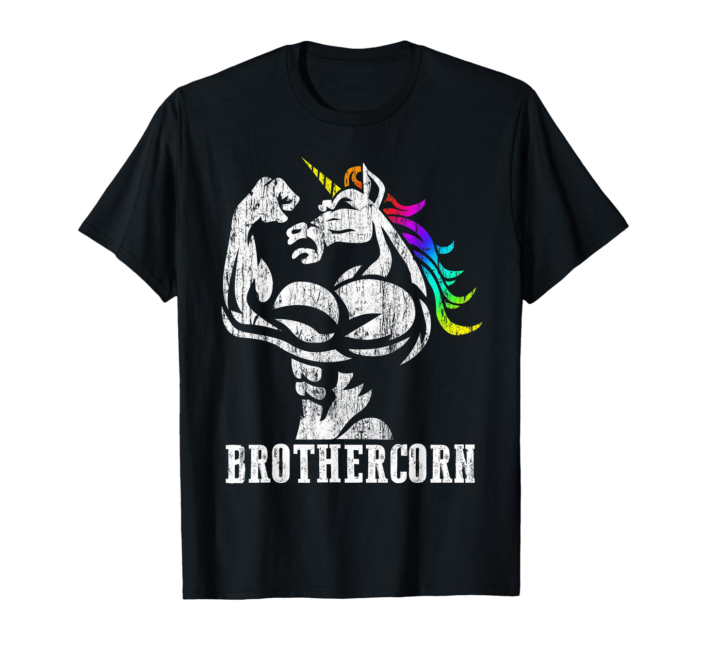 Brothercorn Gift Brother of Unicorn Daughter Sister Birthday T-Shirt