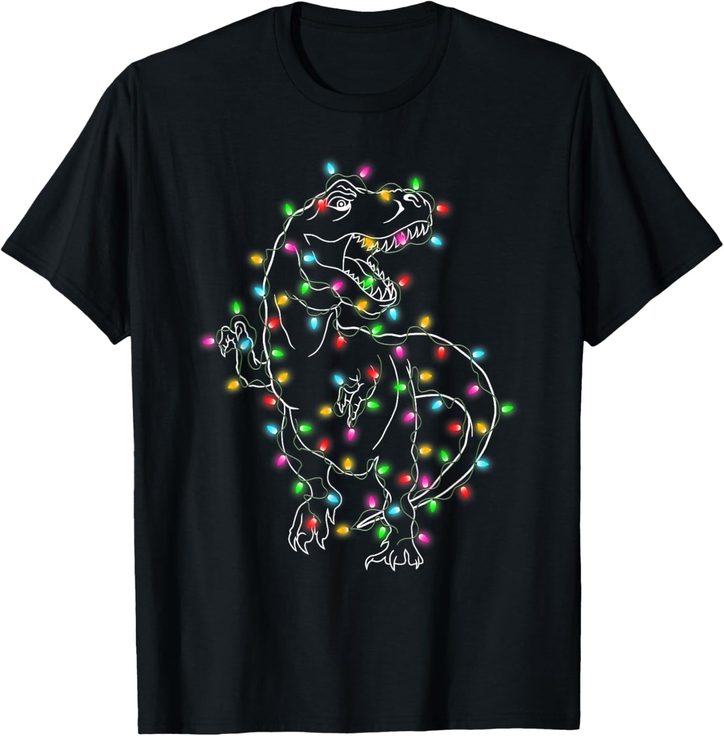 Dinosaur T-rex Tree Christmas Sweater Xmas Pet Dino Trex T-Shirt