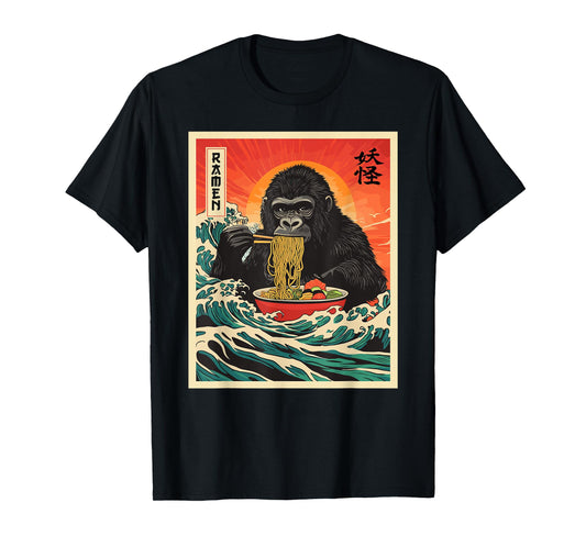 Bigfoot Funny Japanese Ramen Anime T-Shirt