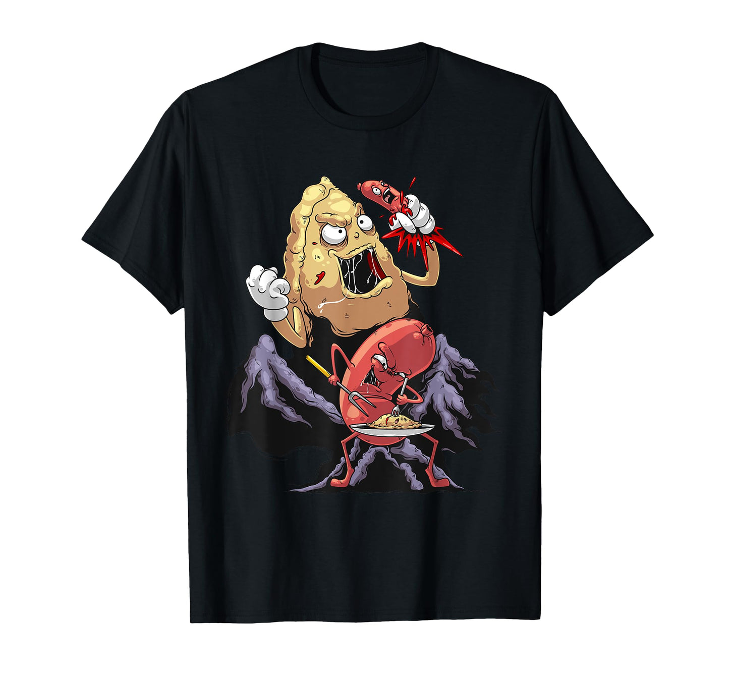 Cool Pierogi And Kielbasa Polish Food | Funny Foodie Gift T-Shirt