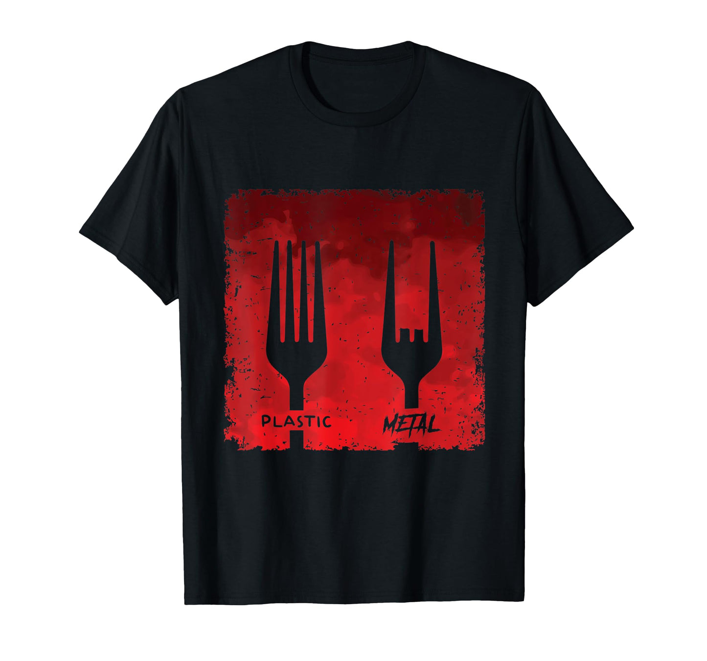 Plastic Fork Metal Music T-Shirt