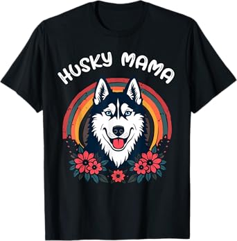 Husky Mama Siberian Husky Mom T-Shirt