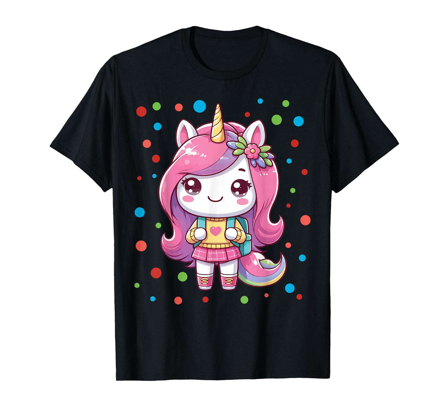 Happy Dot Day Unicorn Dots For Girls T-Shirt