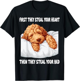 Goldendoodle Sleeping Pajamas Nightgown T-Shirt