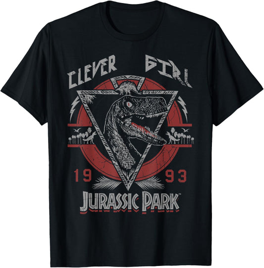 Jurassic Park Clever Girl 1993 Retro T-Shirt
