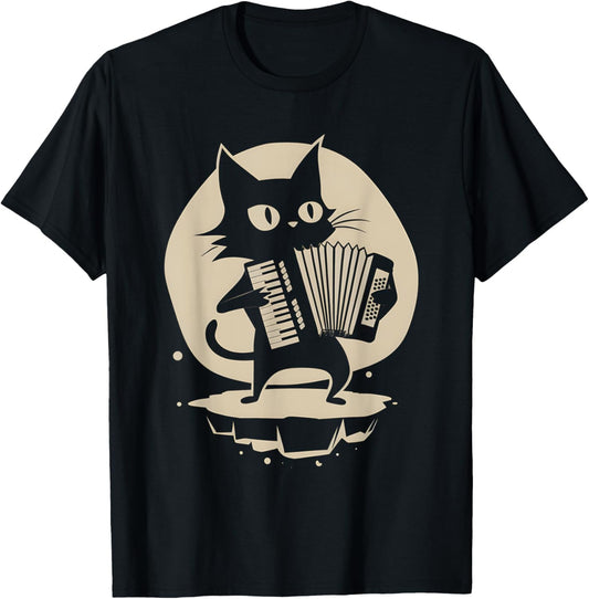 Cat Accordion T-Shirt