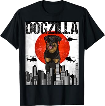 Funny Vintage Japanese Dogzilla Beauceron T-Shirt