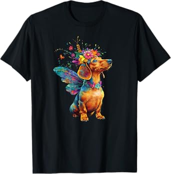 Dog Lover Dachshund For Womens Colorful Dachshund Men T-Shirt