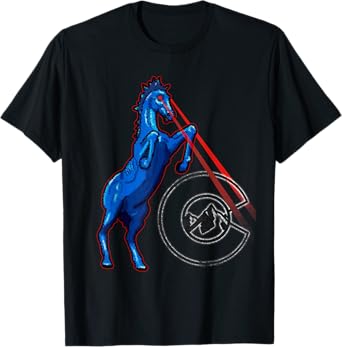 Blucifer - Denver Airport Creepy Horse T-Shirt