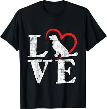 Love Golden Retriever Dog Owner Canine Pet Lover Puppy T-Shirt for Men Women Girls Kids