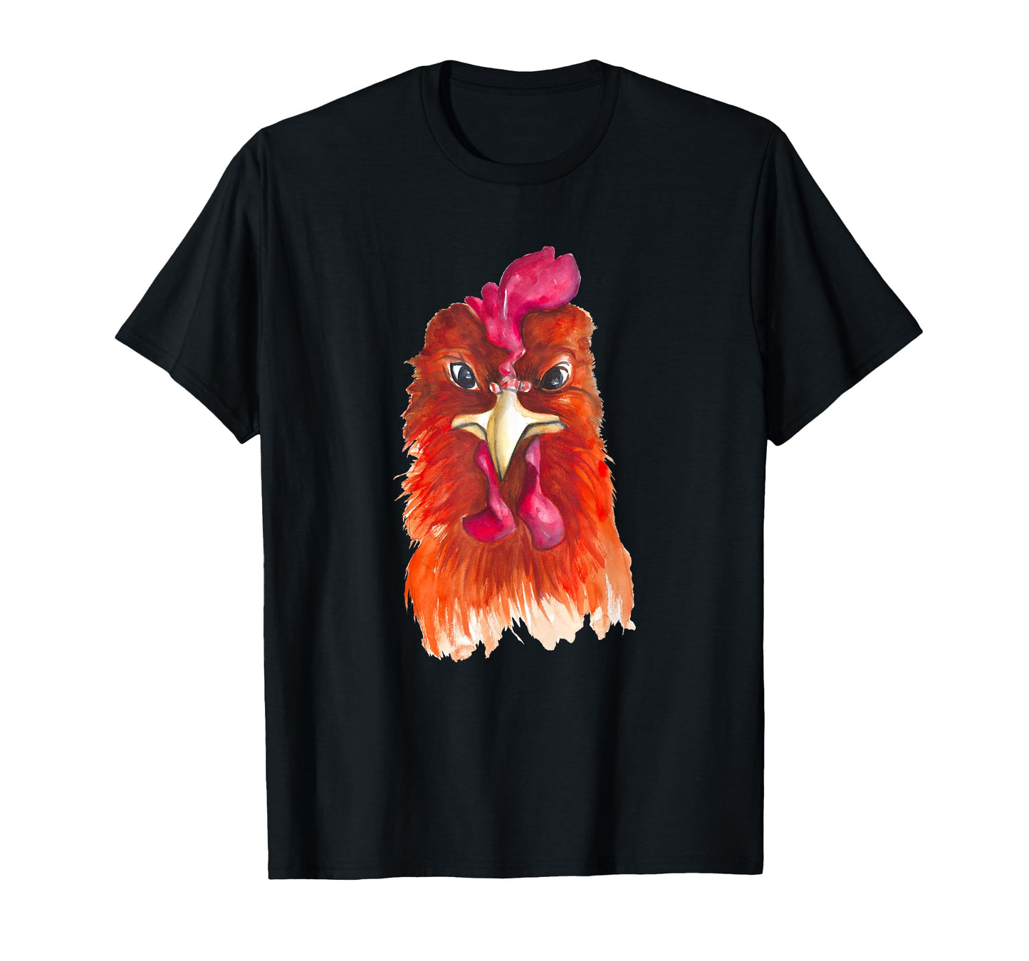 Funny Chicken Farmer design women men angry rooster T-Shirt