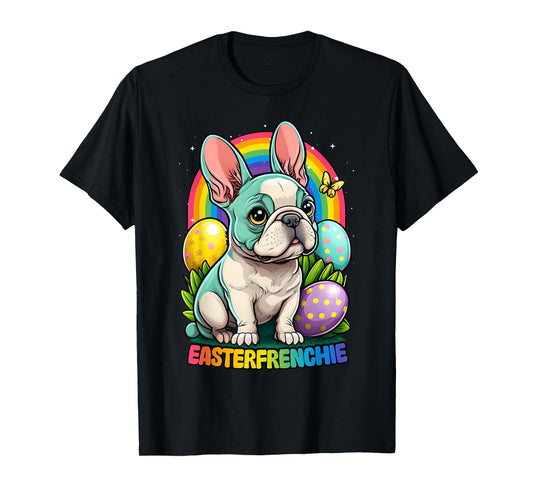 Funny Easter French Bulldog Easterfrenchie Cute Frenchie T-Shirt