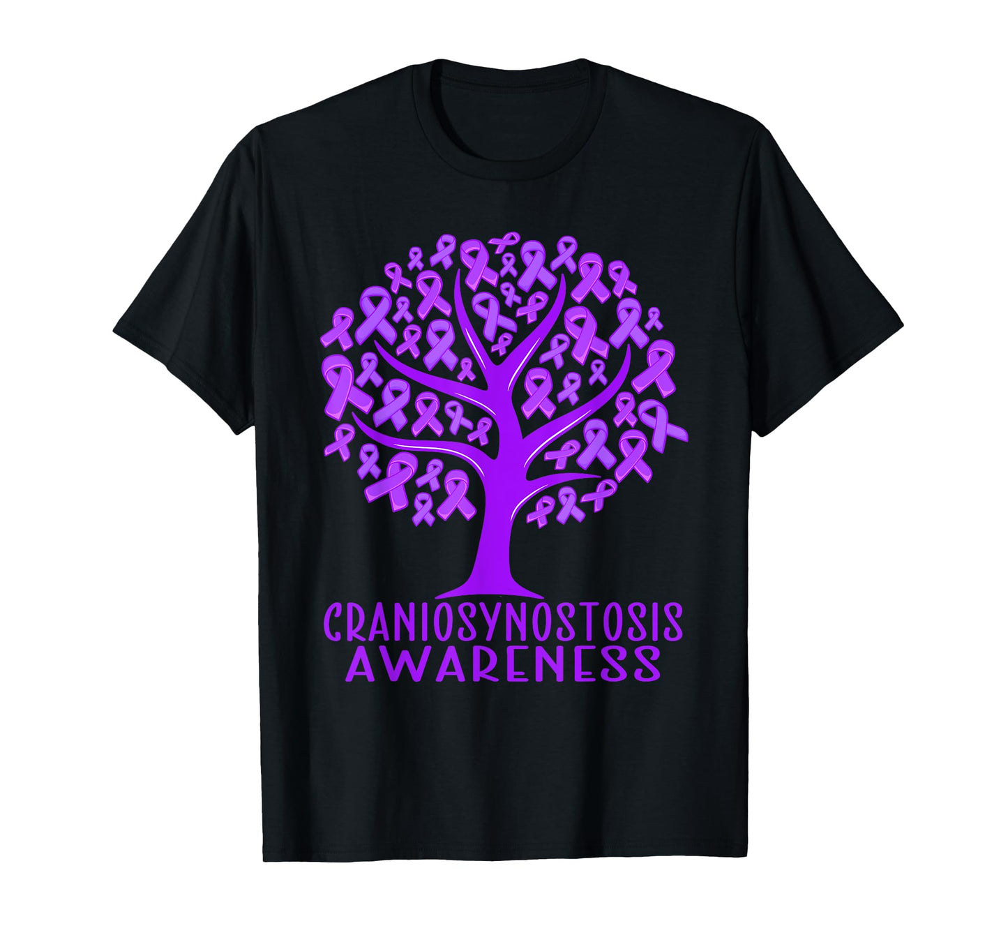 Craniosynostosis Awareness Tree Ribbons, Wear Purple T-Shirt