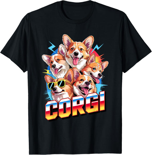 90s Vintage Corgi Corgis T-shirt