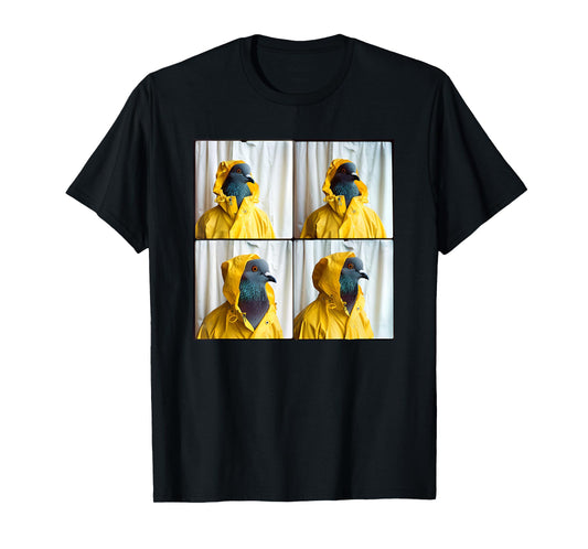 Funny Pigeon Photobooth Weird Animal Pigeon Fancier T-Shirt