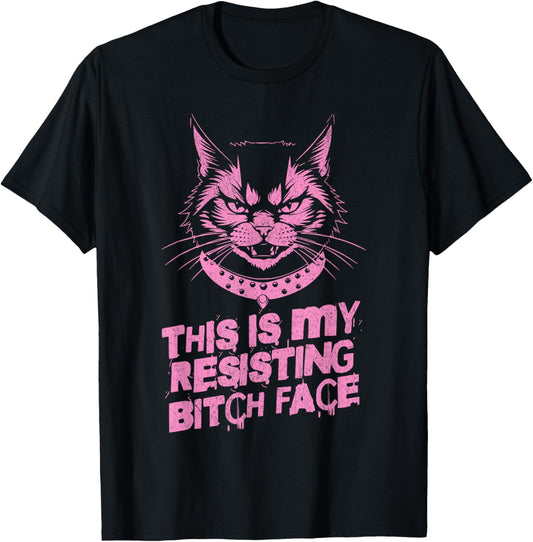 Resist Political Protest Cat T-Shirt