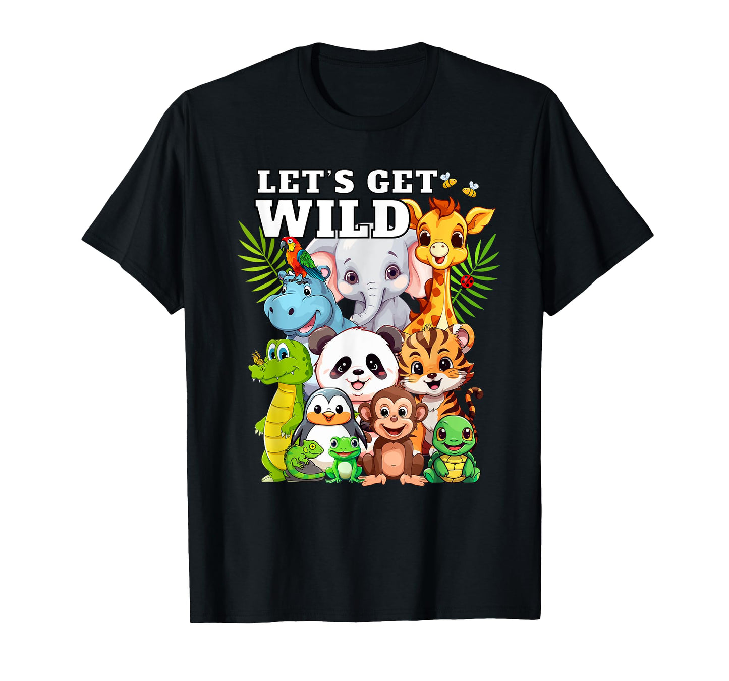 Wild Zoo Baby Animals Safari Party A Day At The Zoo T-Shirt