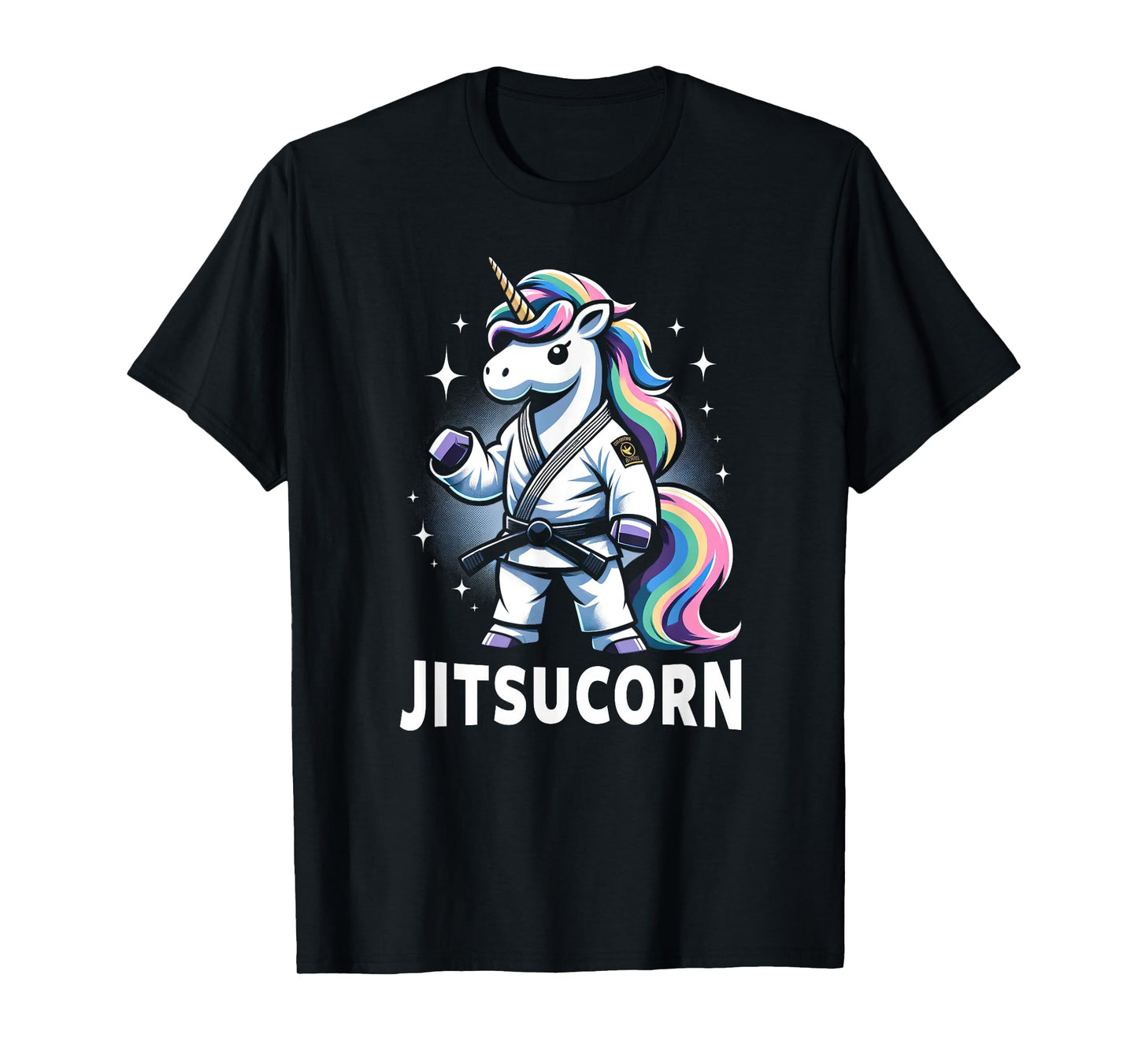 Funny Self Defense BJJ Shirt Cute Unicorn Jiu Jitsu T-Shirt