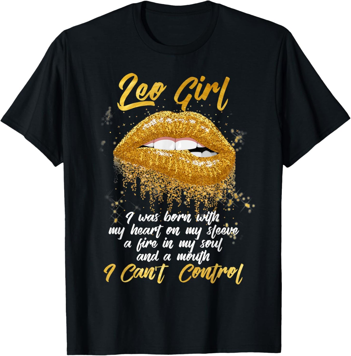 I'm a Leo Girl Shirt Funny Birthday T-Shirt for Women T-Shirt