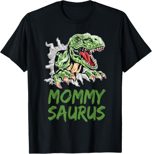 Mommy Saurus Birthday Boy Rex Dinosaur Family Matching T-Shirt
