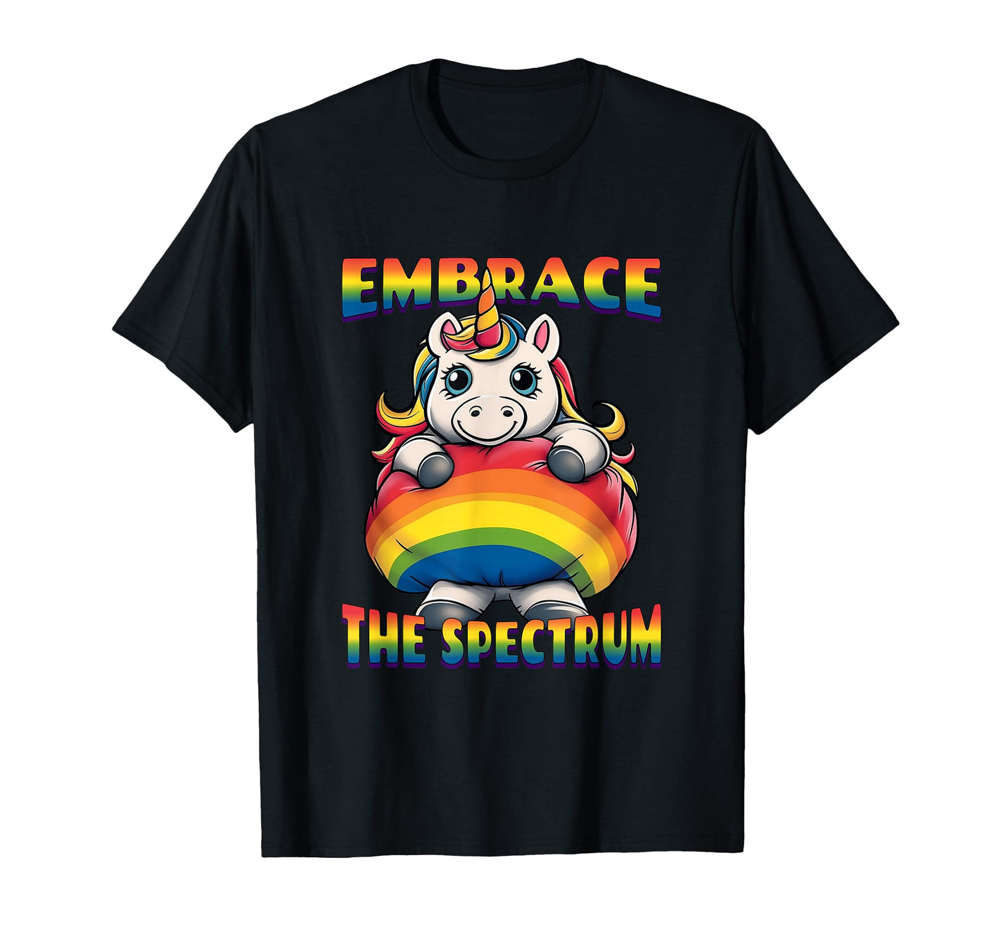 Embrace the Spectrum: Autism Awareness Unicorn T-Shirt