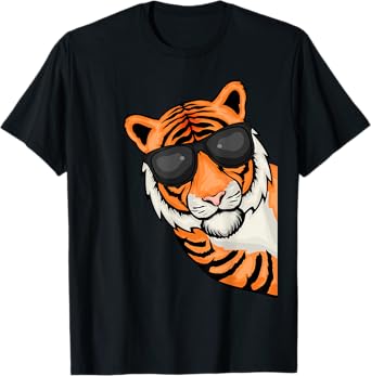 Tiger Lover Kids Tiger Men Wildcat Tiger T-Shirt