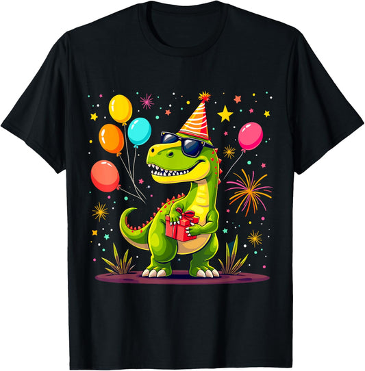 T-Rex Birthday Party Dinosaur T-Shirt