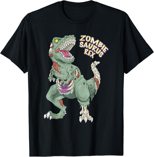 Zombie T-Rex Dino Halloween Dinosaur Zombie Saurus Rex T-Shirt