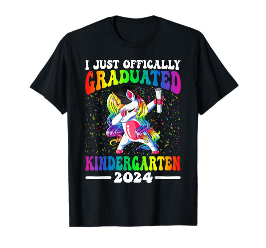 I Just Officially Graduated Kindergarten Graduation 2024 T-Shirt