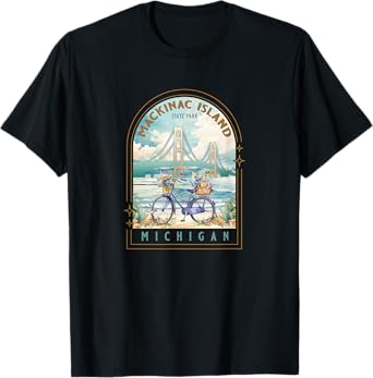 Mackinac Island State Park Michigan USA Lake Huron Souvenir T-Shirt