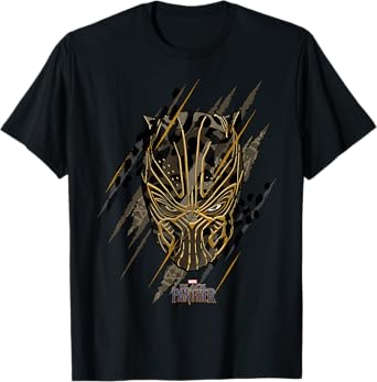 Marvel Black Panther Movie Killmonger Jaguar Scratch T-Shirt T-Shirt
