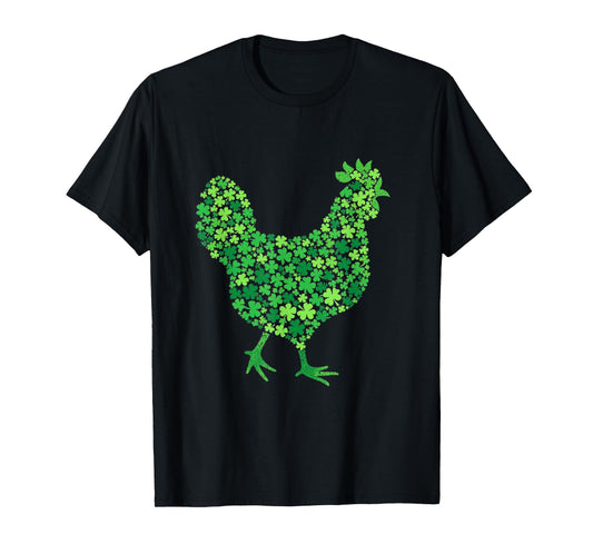 st patrick 's day rooster Irish Chicken St. Patrick’s Day T-Shirt