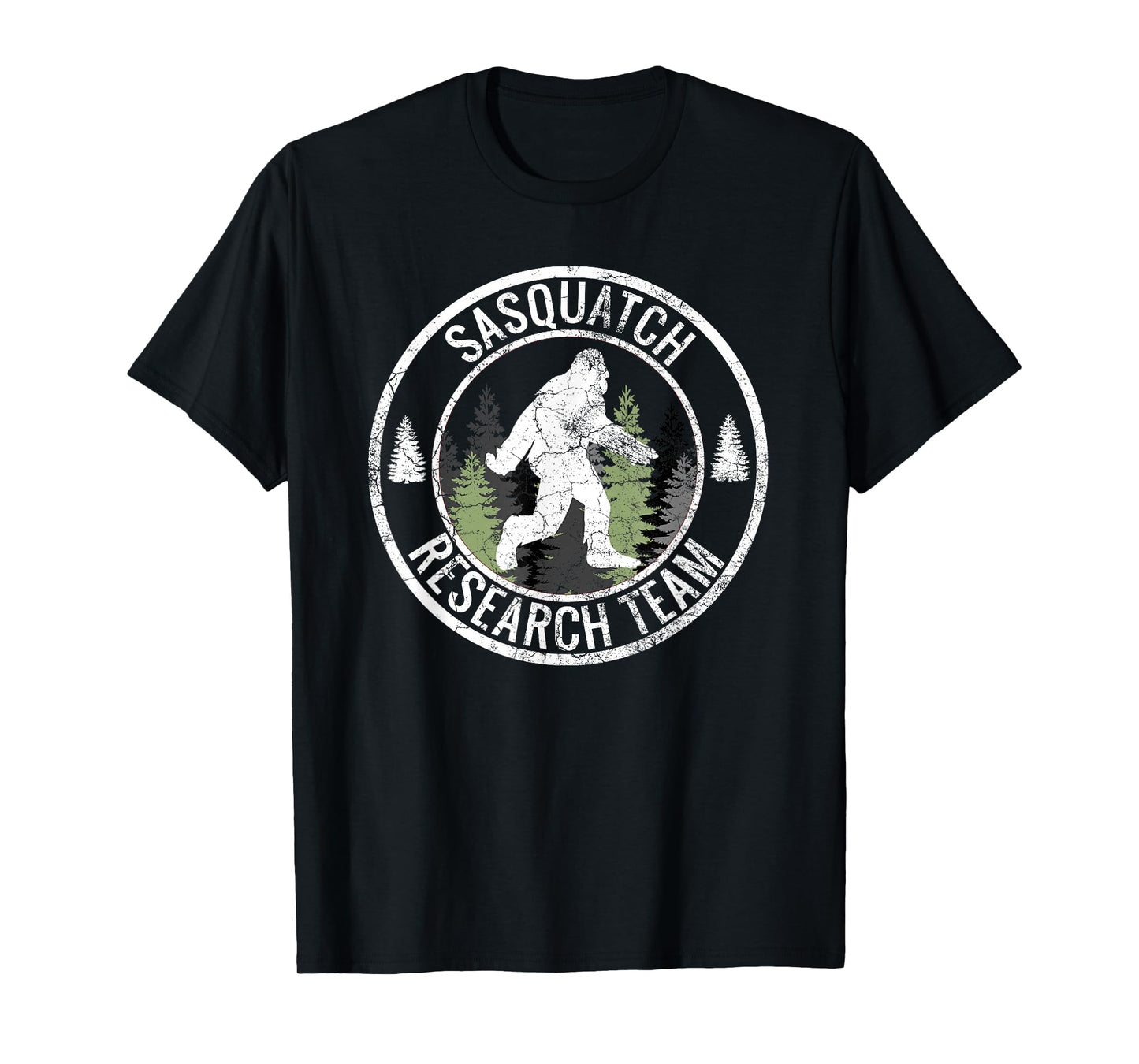 SASQUATCH RESEARCH TEAM Bigfoot T Shirt Funny Novelty Gift T-Shirt