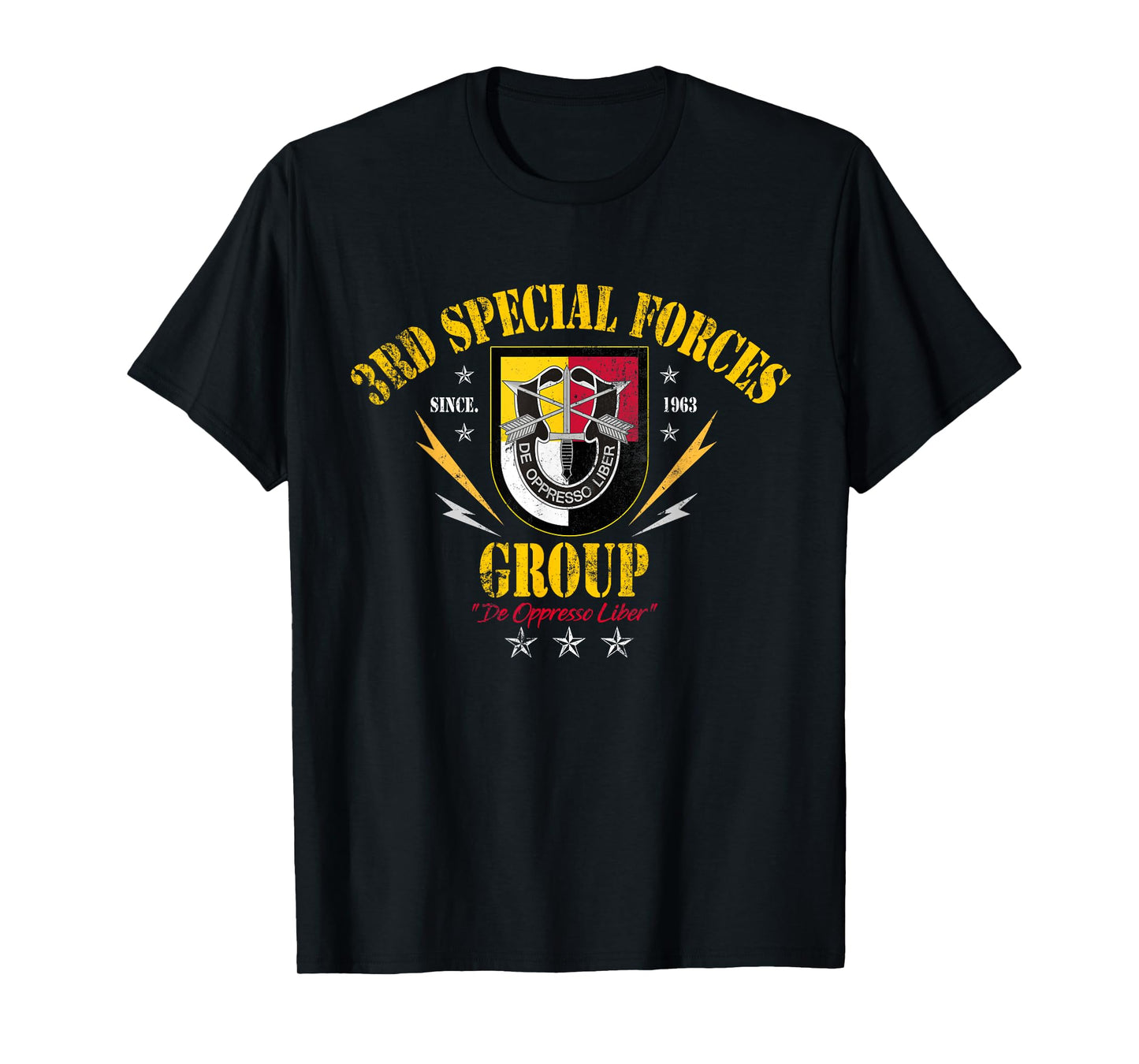 3rd Special Forces Group Veteran T Shirt Military Patriotic T-Shirt