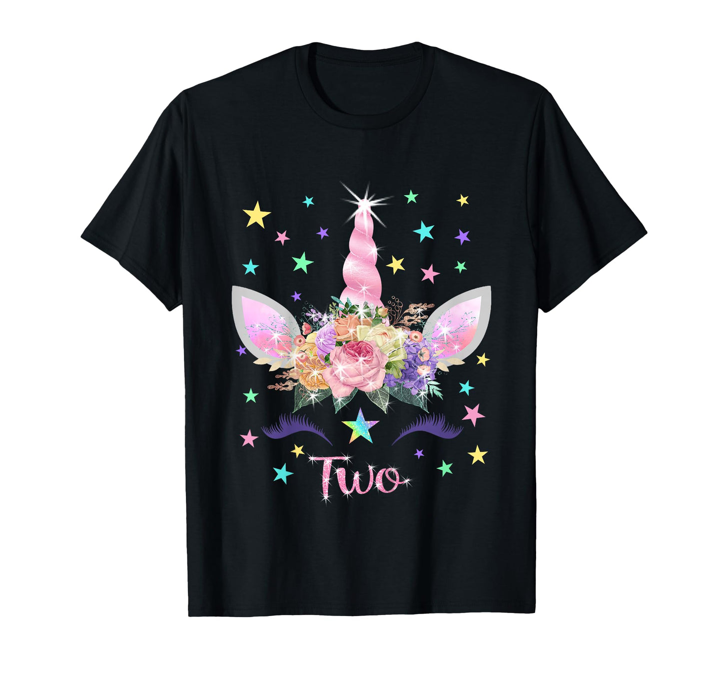 Kids 2nd Birthday Unicorn Shirt (Two Years Old) 2 Year Old Gift