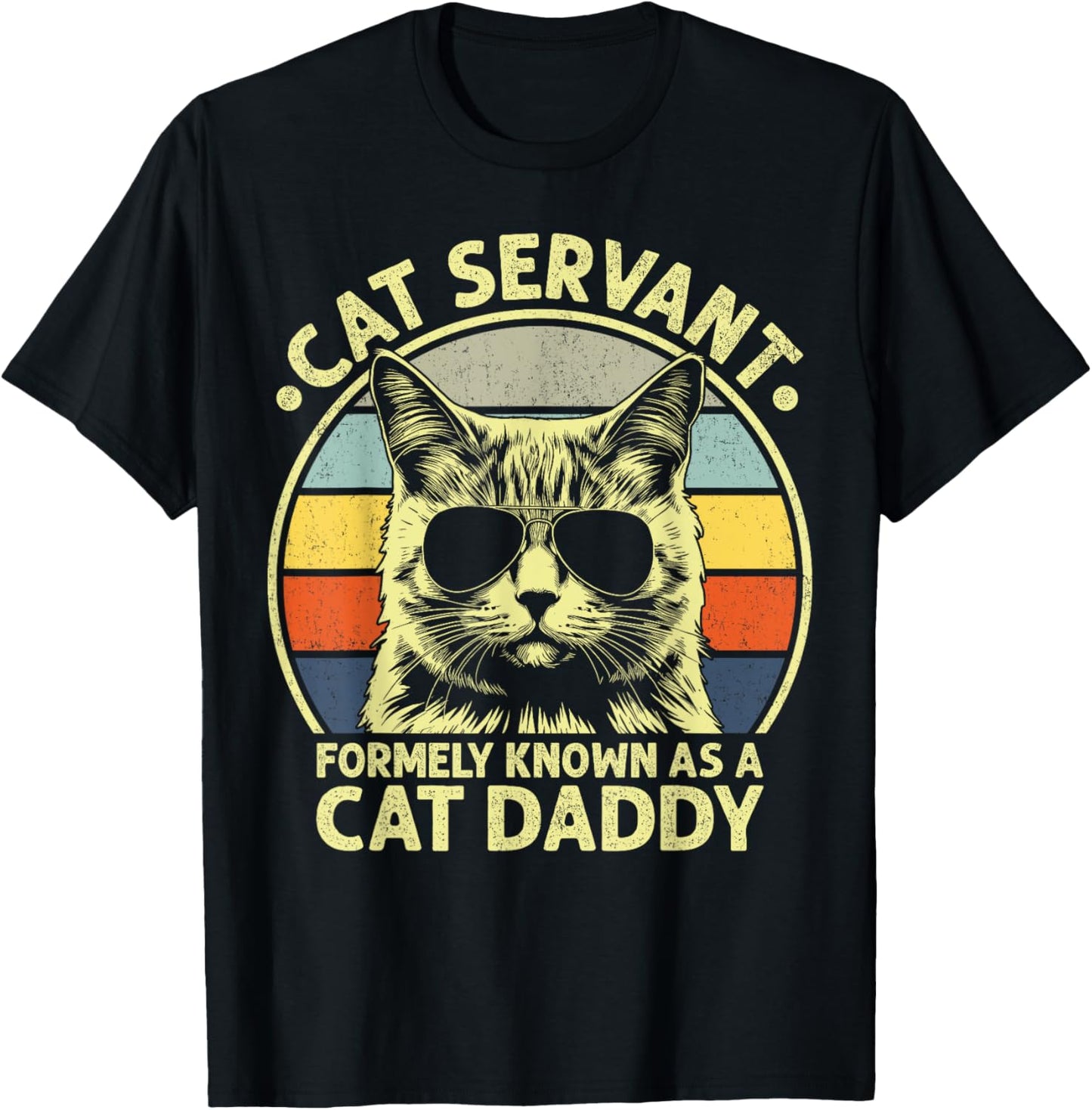 Cat Daddy Shirt For Men Funny Cat Dad Father's Day Cat Daddy T-Shirt