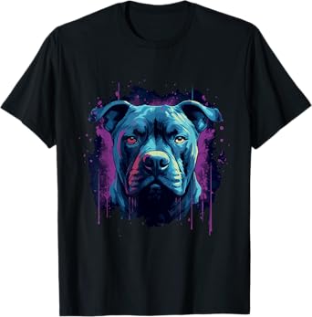 Pit Bull Dog Colorful Pitbull T-Shirt