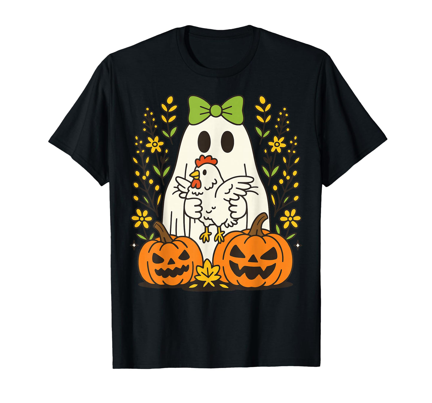 Ghost Chicken Halloween T-Shirt