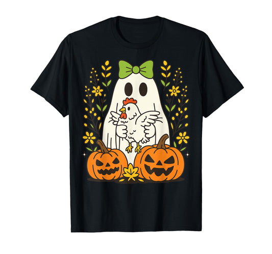 Ghost Chicken Halloween T-Shirt