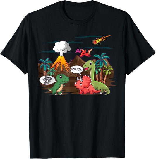 Kinds of Dinosaur Dino T-Rex Triceratops Funny Dinosaur T-Shirt