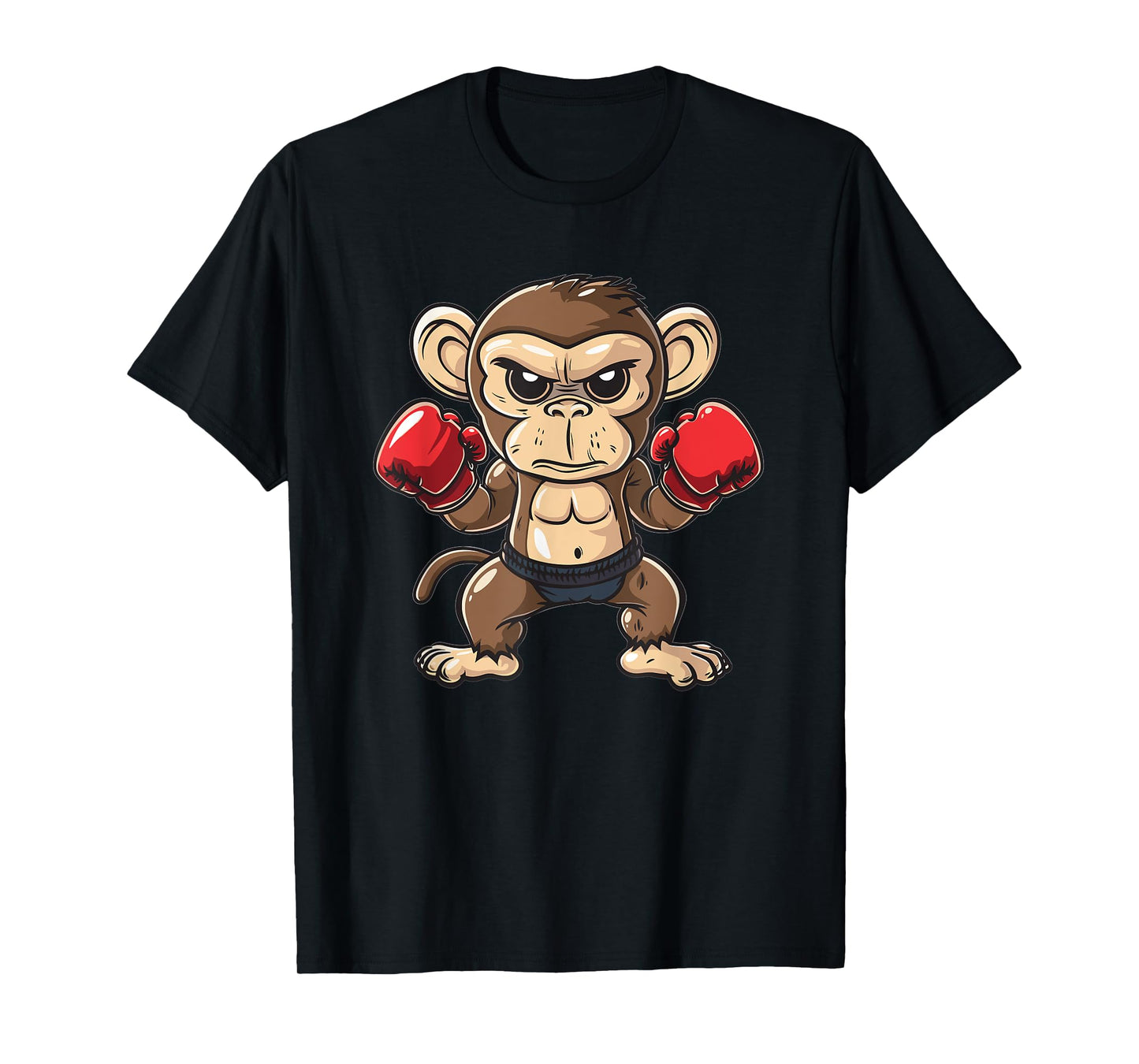Cute Boxing Monkey T-Shirt