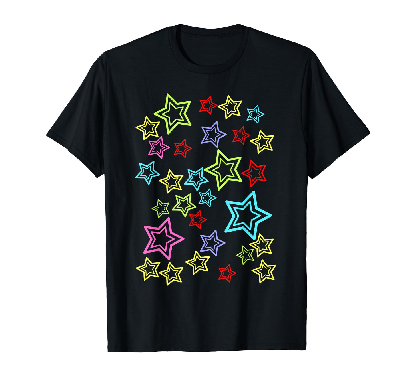 Retro Children's Stars 80s Star Teen Children Girls Boys T-Shirt