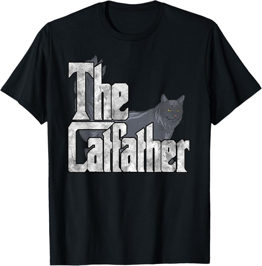 The Catfather Cat Father Mafia Father Cat T-Shirt