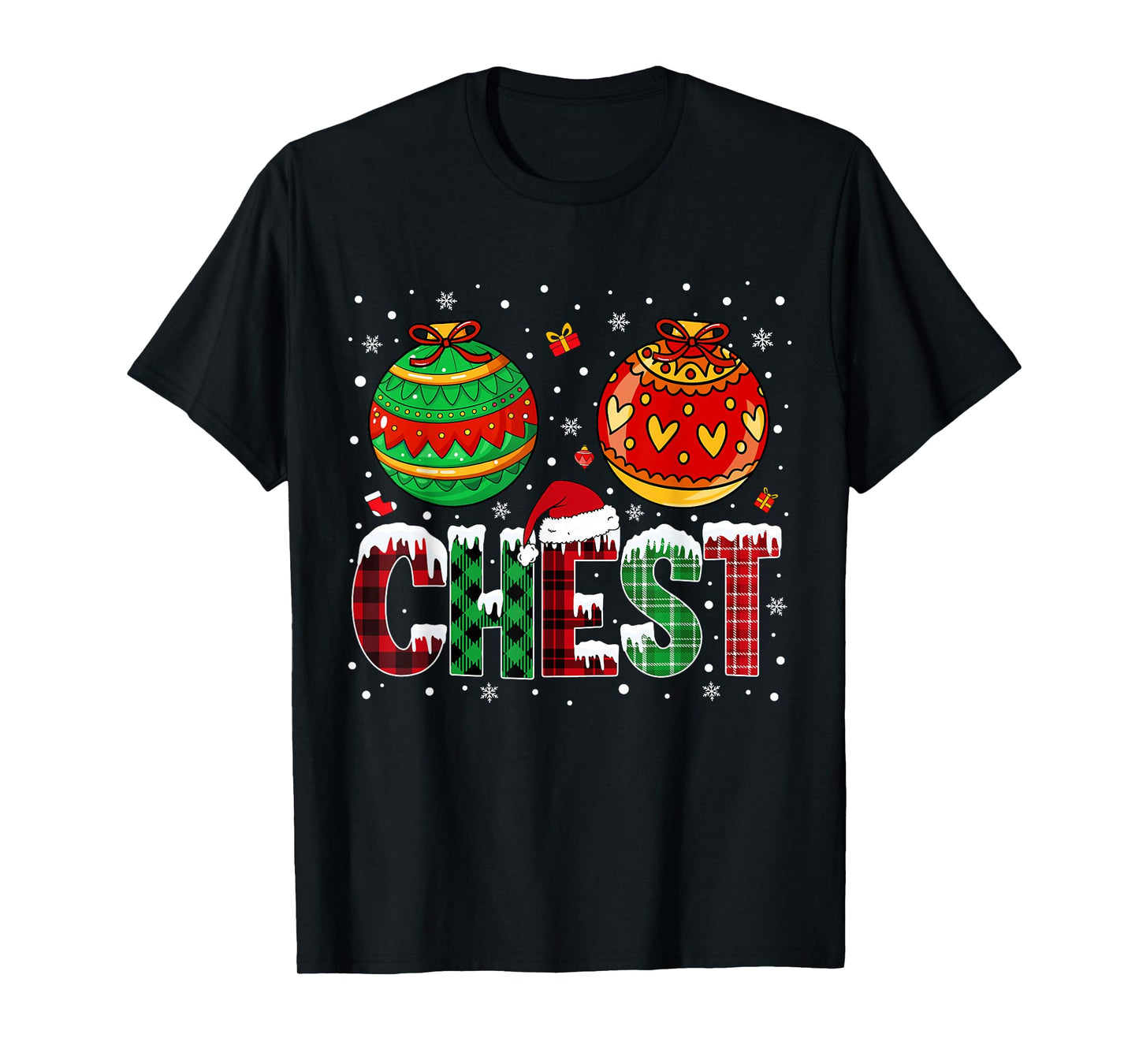 Chestnuts Matching Family Funny Chest Nuts Christmas Couples T-Shirt