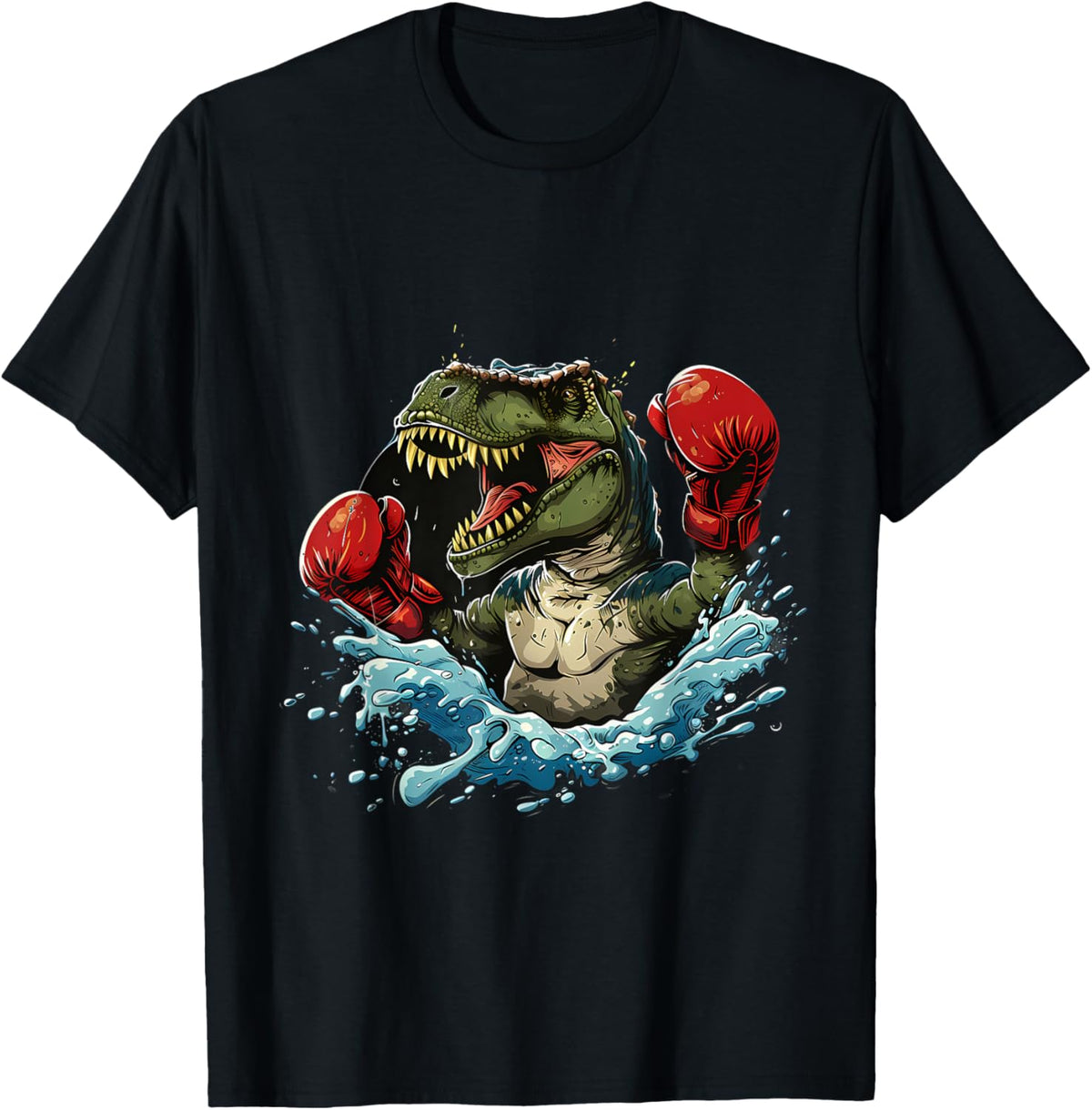 Boxing Dinosaur Boxer T-Rex Kickboxing Dino Boxing Lover T-Shirt