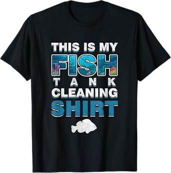 Aquarianer Godlfisch Fischzucht Haustiere Unisex-Adults T-Shirt Black Small Modern Crew Neck Short Sleeve Christmas Birthday Fishing Lifestyle Gift T-Shirt