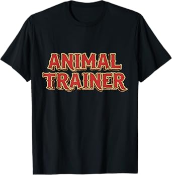 Animal Trainer Funny Circus Staff Costome Theme Party T-Shirt
